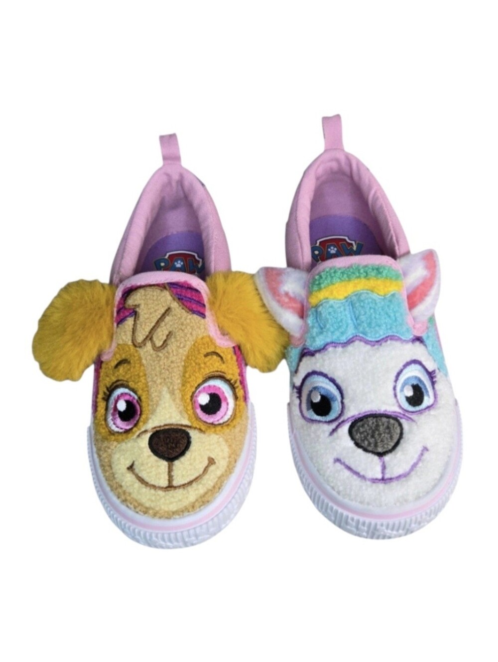 Paw Patrol Characters Kids Slip-On Sneakers in Size's 8,9,11 Toddler Girls, NWT!
